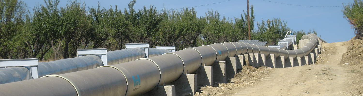 Hobas potable water pipeline Targu Jiu