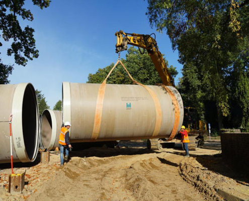 Hobas stormwater sewer 3000 mm in Berg-en-Dal