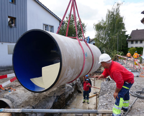 Multi-purpose Hobas PU line culvert in Switzerland